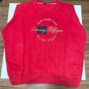 Tommy Hilfiger Red Crewneck Sweater